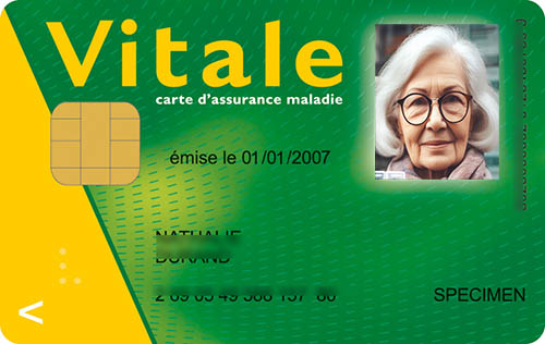 carte vitale mise à jour par la pharmacie Saint Martin